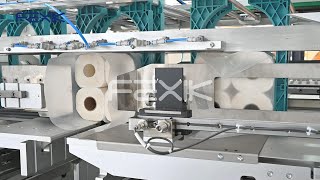 Full Automatic Toilet Paper And Kitchen Towel Roll Wrapper