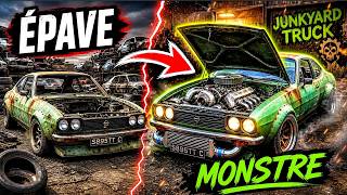 UN DÉFI FOU: UN MOTEUR DE SUPRA DANS UNE ÉPAVE ???  / Junkyard Truck #16