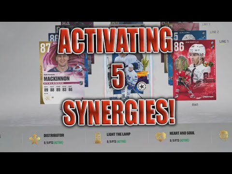 NHL 22 HUT Here's How We Have 5 Of The Best Synergies Activated!