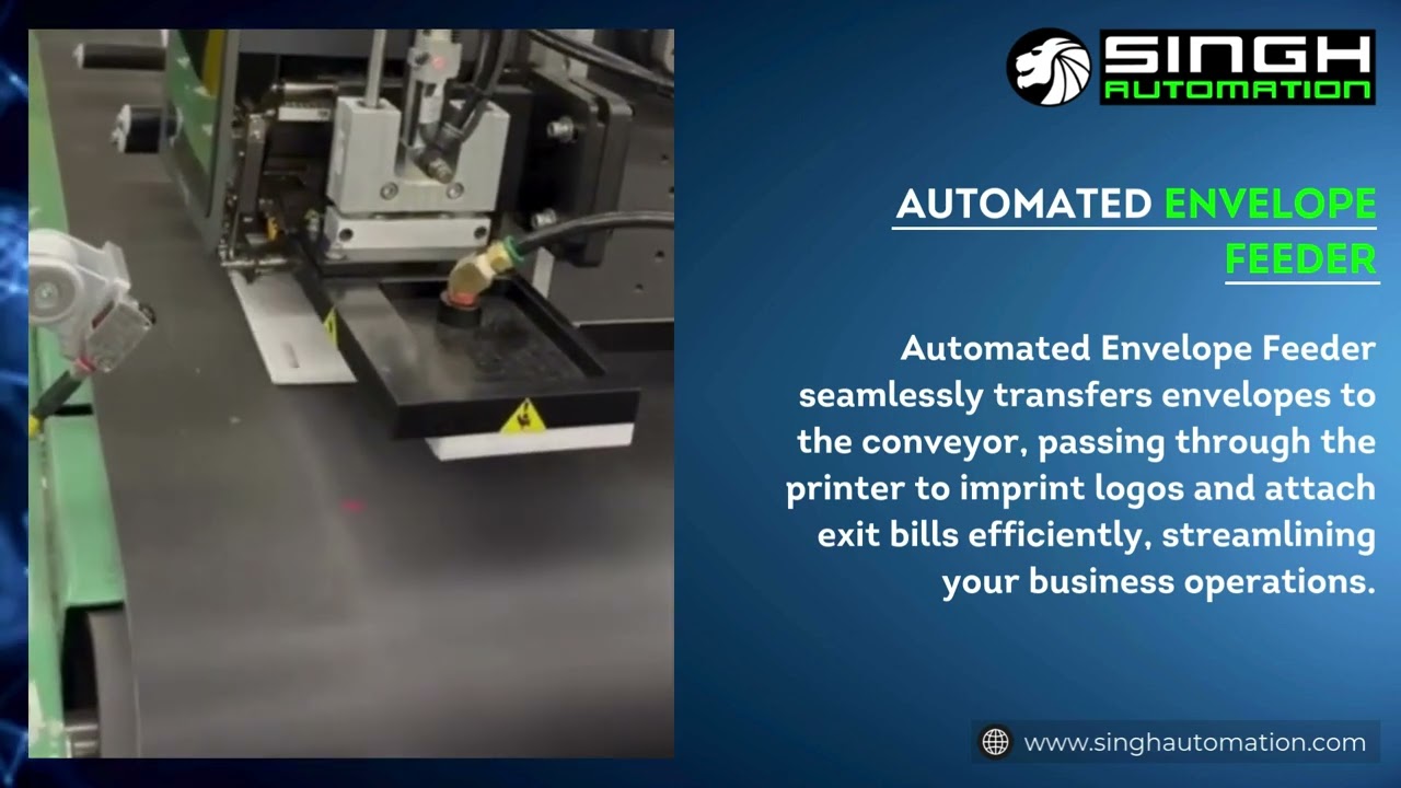 Automated Envelope Feeder | Singh Automation
