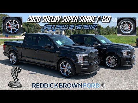 THE SHELBY SUPER SNAKE F-150 HAS 2 WHEEL OPTIONS? See both in this video!