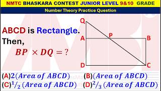 NMTC Bhaskara Contest Junior Level Class 9 and 10 Practice Question 6 AMBIPIE