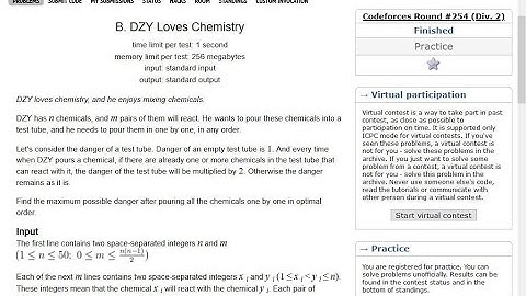 CF445B - Div2 - DZY Loves Chemistry [DFS] (Arabic)