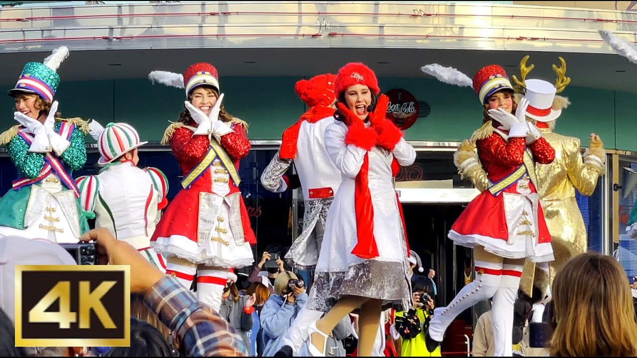 【4K FULL】Happy Christmas Street Party, Universal Studio Japan【USJ ユニバ クリスマスショー, ハッピークリスマス ストリートパーティ】
