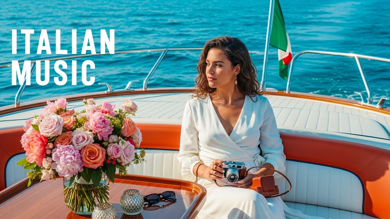 Italian Vibes & Mediterranean Music 🍋 2 Hours Scenic Amalfi Coast & Lake Como Relaxation 4K