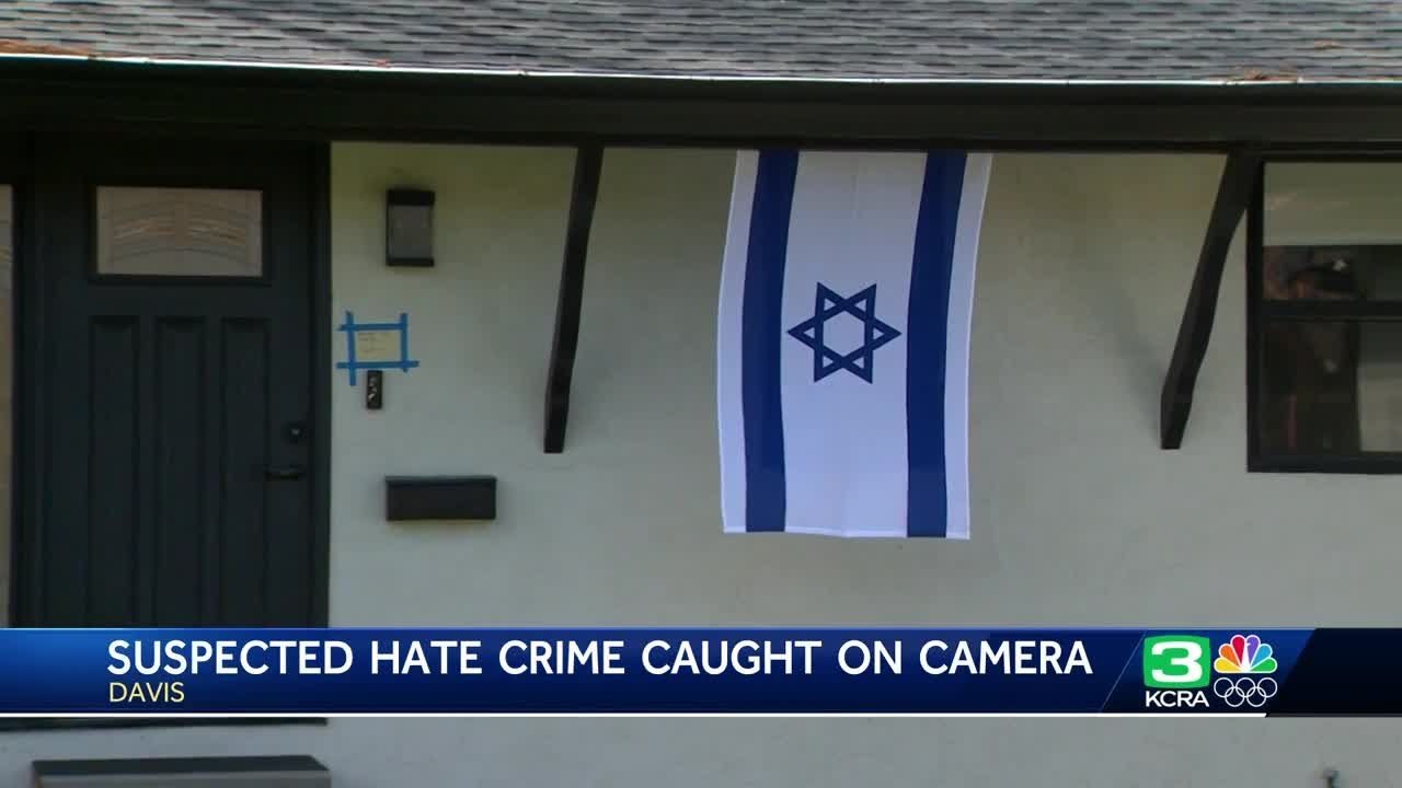 Suspected Davis hate crime caught on camera