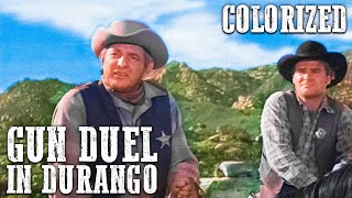 Gun Duel in Durango | COLORIZED | George Montgomery | Western Movie