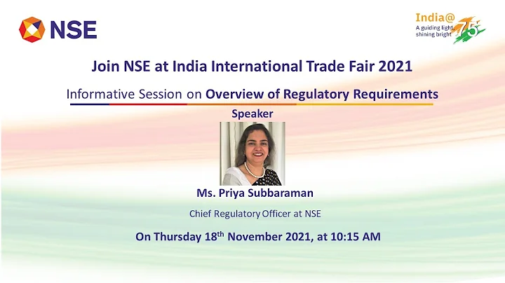 NSE at India International Trade Fair 2021 - 18th ...