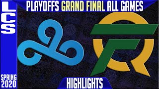 C9 vs FLY Highlights ALL GAMES | LCS Spring 2020 Playoffs GRAND FINAL | Cloud9 vs FlyQuest