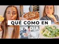 QUÉ COMO EN UN DÍA Con Recetas | Tortilla de patatas, estrella de hojaldre.. Desayuno, comida y cena