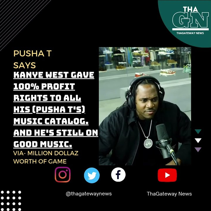 Pusha T has 100 profit rights to his catalog. Says he still on G.O.O.D