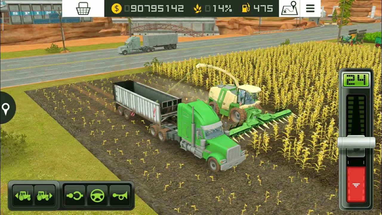 fs18 farming simulator 18 / mısır silajı / corn silage / timelapse # 19