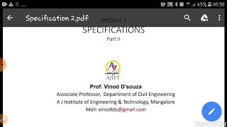 Quantity Surveying and Contract Management  Module 3