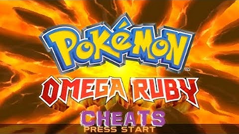 Pokemon Omega Ruby Cheat In version 1.4 And How To Update Poksmon Omega Ruby In (Hindi) .🤗🙀