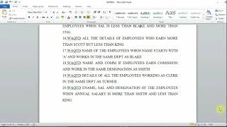 Top 25 SQL questions asked in interview on SQL in Big 4 MNC companies #sql #interview  Profile