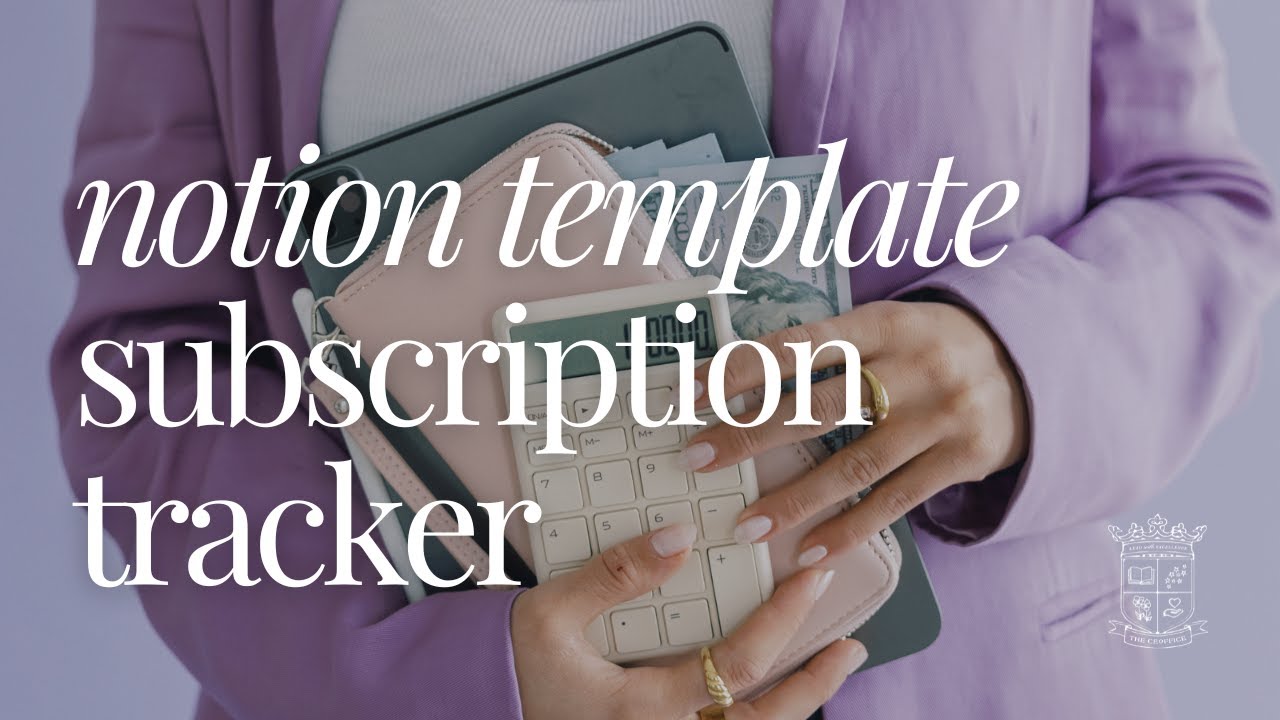 Simple Subscription Tracker | Notion Template | the CEOffice