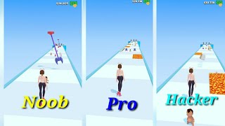 Noob vs Pro vs Hacker || Hot Babysitter gameplay || all level completed 💯 💯 screenshot 1