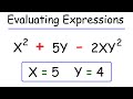 How To Evaluate Algebraic Expressions