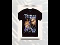 Men's Tupac Graphic Crew Neck T-Shirt