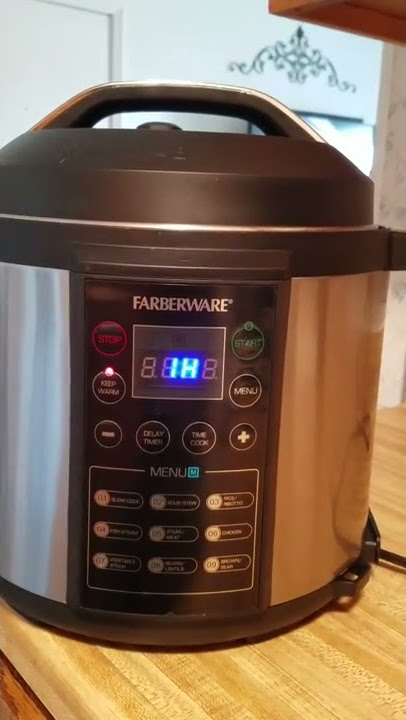 Pressure Cooker FARBERWARE 6 Qt Digital 7-1 Programmable Stainless  WM-CS6004W