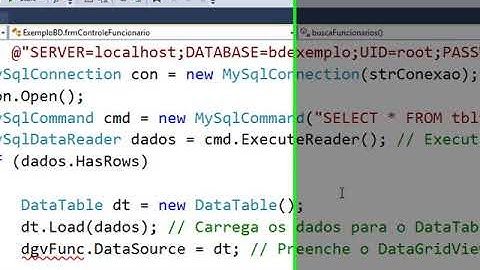Aula 04 - Preenchendo um componente DataGridView - Windows Forms C#