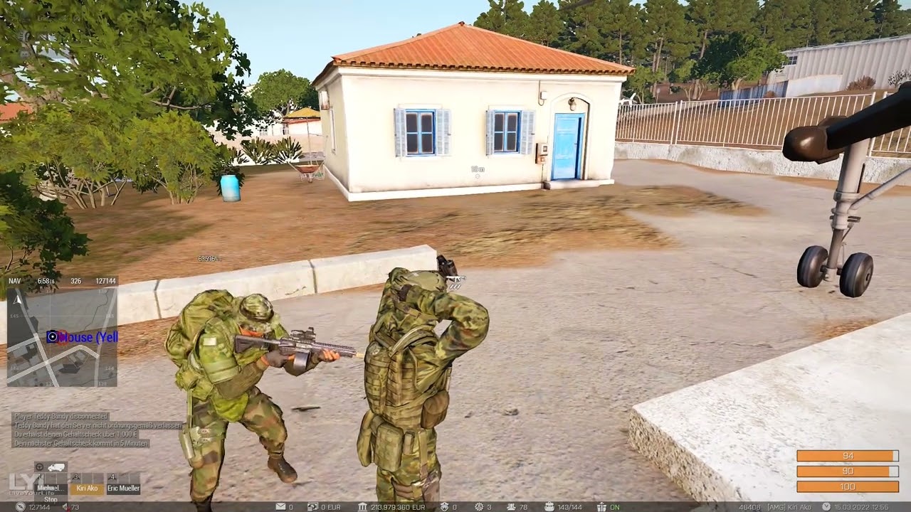 [LYL ARMA 3 ALTIS RP] MF Vorarbeiter muss mich überfallen :)