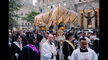 "Jesus Still Walks With His People" | 2025 Napa Institute Eucharistic Procession | New York City