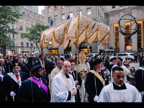 "Jesus Still Walks With His People" | 2025 Napa Institute Eucharistic Procession | New York City