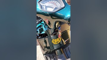 Vespa GTS 300 HPE indicator flasher relay location swap for audible relay