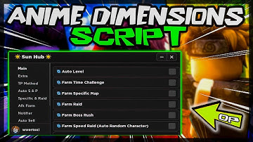 *BEST* Anime Dimension Script [2023] So OP