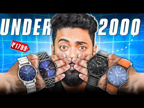 Best Watches For Men Under 2000 | Top 5 Picks From Black Friday Amazon Flipkart Myntra Sale 2025