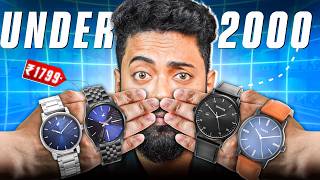 Best Watches For Men Under 2000 | Top 5 Picks From Black Friday Amazon Flipkart Myntra Sale 2025