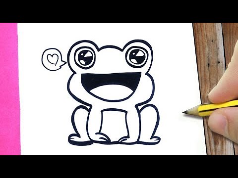 Video: Hoe Teken Je Stap Voor Stap Een Kikker Met Een Potlood?