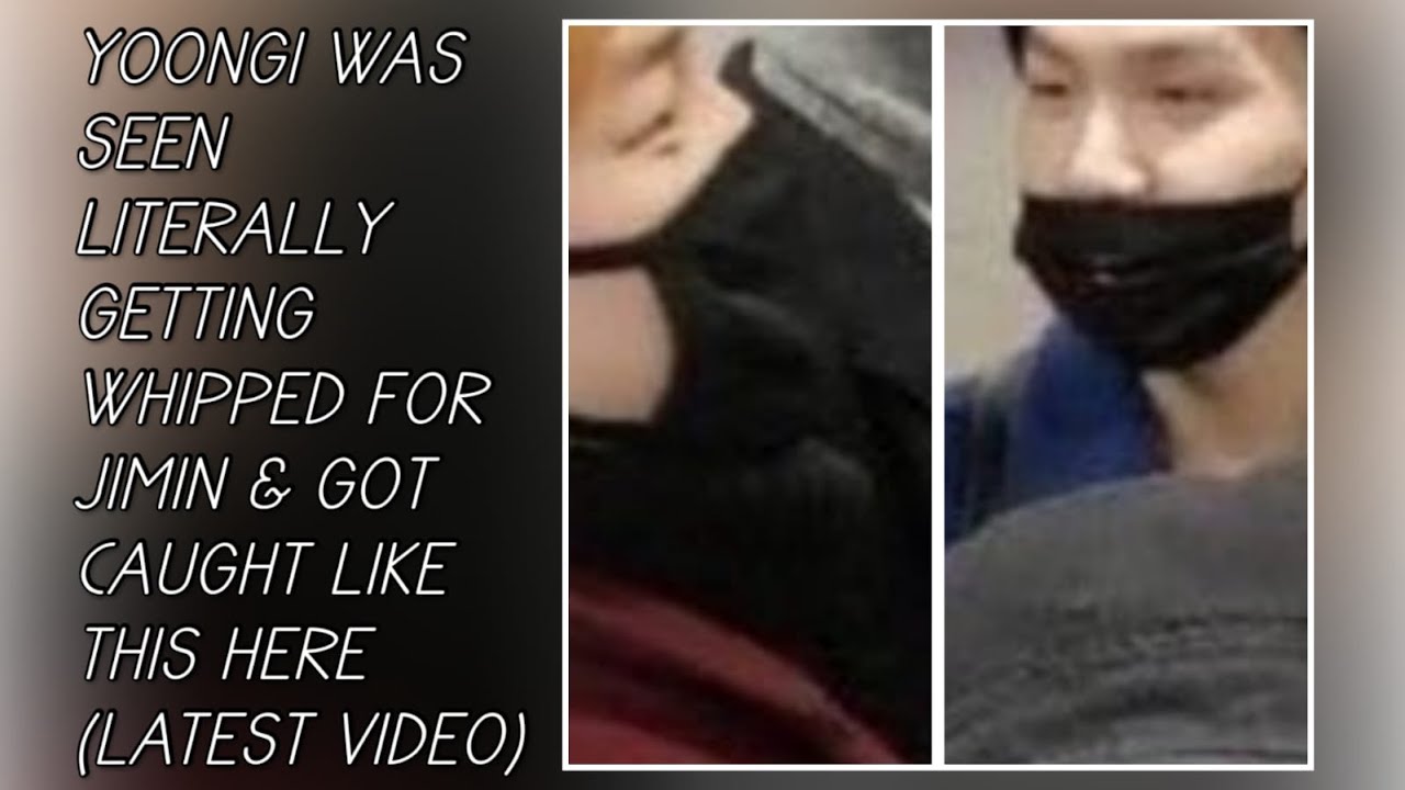 Yoongi Was Seen literally Getting Whipped For Jimin & Got Caught(New)#