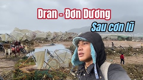 D’ran Đơn Dương sau cơn lũ, thiệt hại tài sản và mùa màng. 