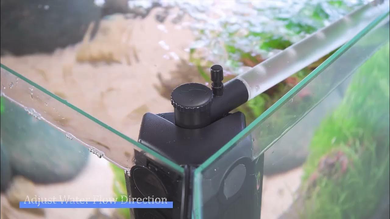 hygger Aquarium Corner Filter Fish Tank Bio & Sponge 3Stage Filtration