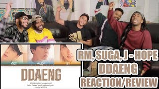 BTS RM, SUGA, J-HOPE - DDAENG (땡) (DISS) REACTION/REVIEW