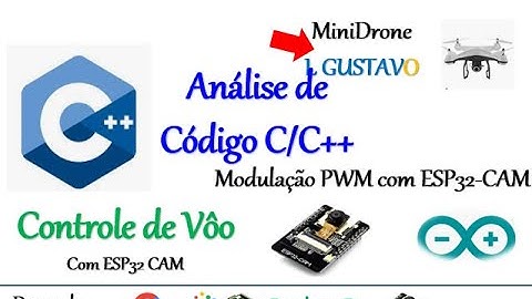 Análise do código C/C++ que faz o PWM no ESP32 Cam