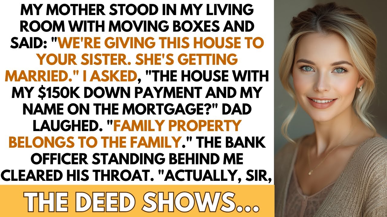 My Parents Gave My House to My Sister—They Forgot The Mortgage Is In My Name...