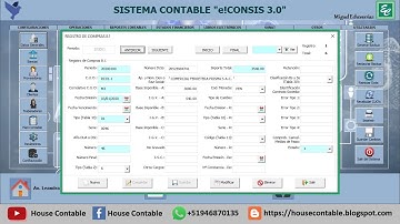 Sistema Contable en Excel "e!CONSIS 3.0" - Libros Electrónicos RC (8.1 - 8.2)  RV (14.1) - Parte 12