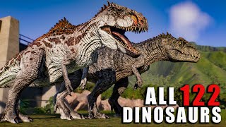 Releasing All 122 Dinosaurs in Jurassic World Evolution 2 🦖 Dinosaurs, Marine Reptiles & Pterosaurs