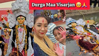 Durga maa Visarjan 🔱 🥺🙏 | Durga Puja Pandal #visarjan #mataranivisarjan2025 