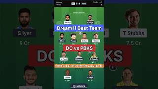 DC vs PBKS | PBKS vs DC | Dream11 Prediction | Delhi Capitals vs Punjab Kings