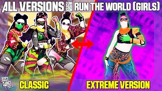 COMPARING RUN THE WORLD | JUST DANCE COMPARISON [ALL VERSIONS]