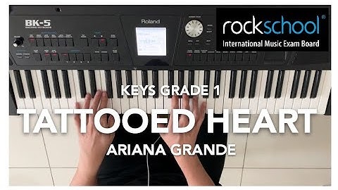 Rockschool KEYS Grade 1 | Tattooed Heart (Playthrough with Chords)