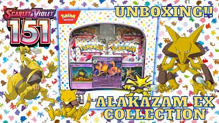 Pokémon 151 Alakazam EX Collection Unboxing! | Pokémon TCG & Card Game Pokémon 151 Alakazam EX Collection Unboxing! | Pokémon TCG & Card Game