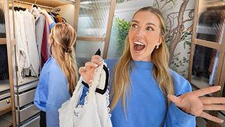 A Productive Week Alone: organizing my new closet, daily routines & house updates!!