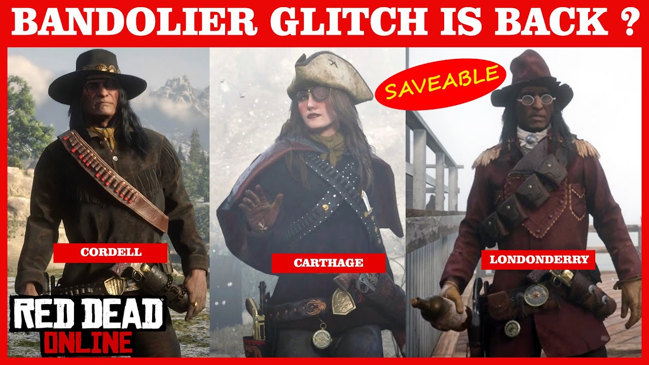 BANDOLIER GLITCH IS FINALLY BACK* after Moonshiner Update Red Dead
