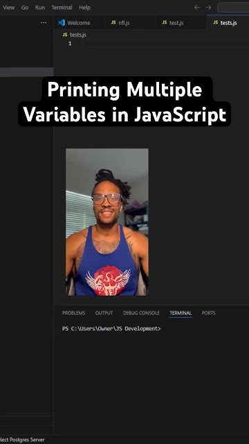 How To Print Multiple Variables In JavaScript #javascript - YouTube