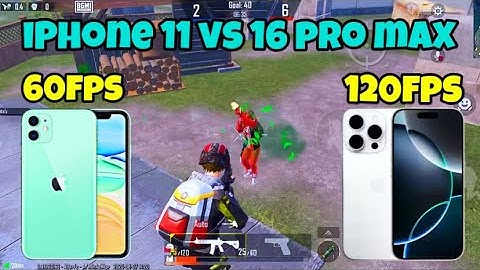 IPHONE 11 VS IPHONE 16 PRO MAX 🥶 1V1 TDM PLAYER | 60FPS VS 120FPS